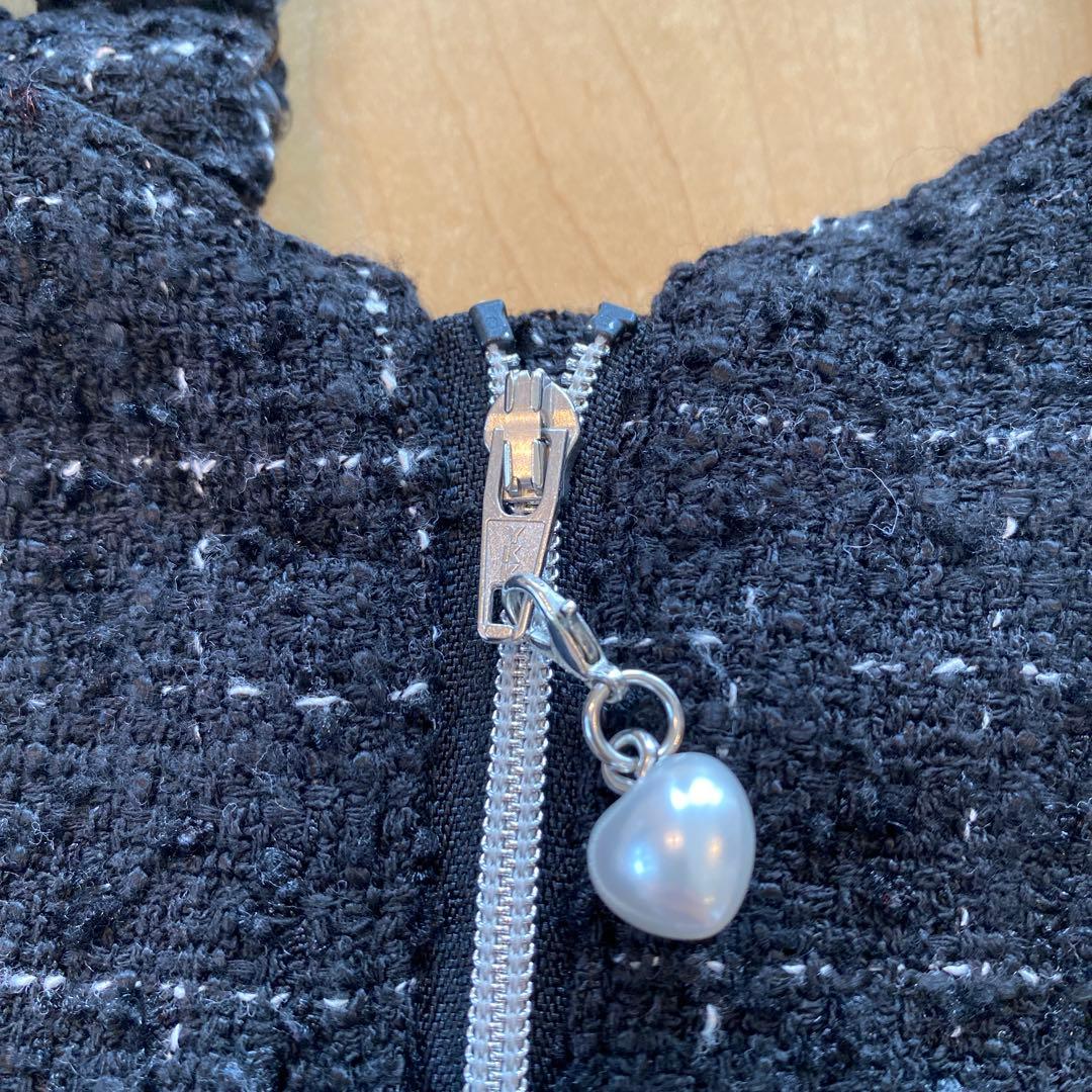 メゾピアノ　ツィード　ビスチェ　セットアップ　140cm