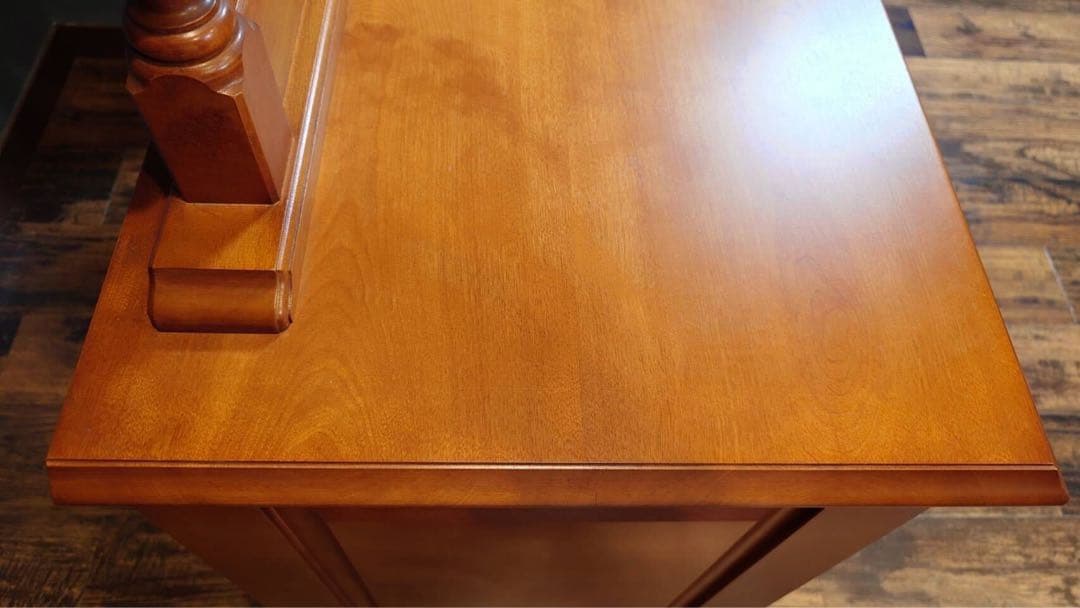 週末セール【新品・未使用】美品 横浜ダニエル チェストドレッサー ラウンド鏡付