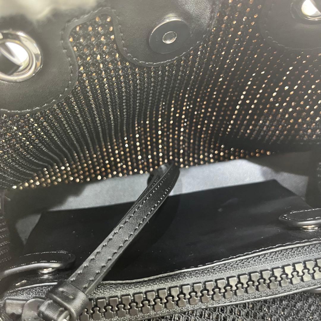 ポポロン ✨希少✨ EMPORIO ARMANI ラフィア　ストローバッグ