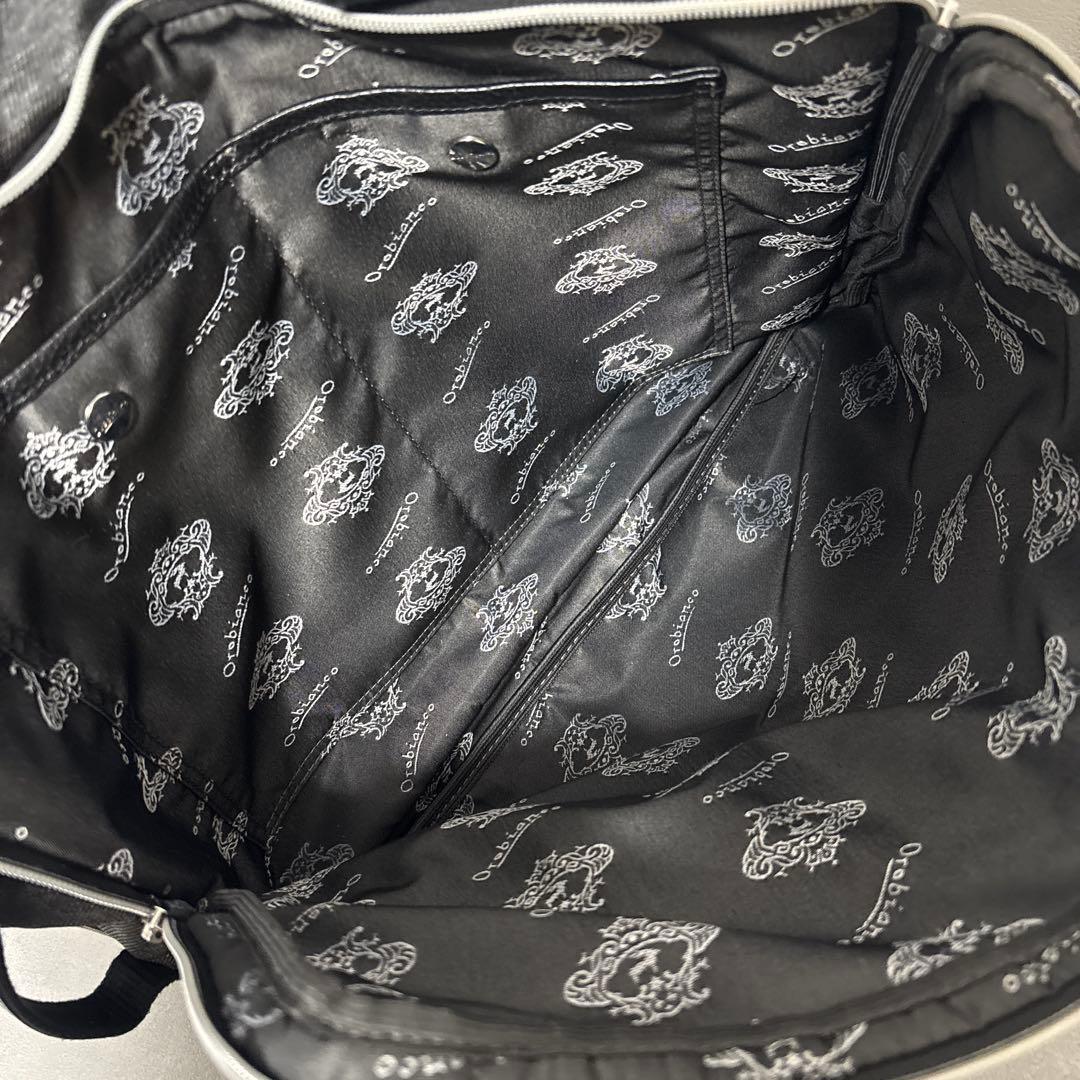 美品✨オロビアンコ 3way ビジネスバッグ レザー キャンバス ロゴ金具