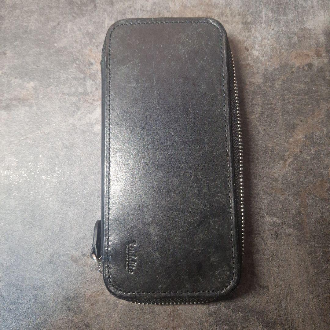 ラダイト　新作ラウンドジップペンケース　黒