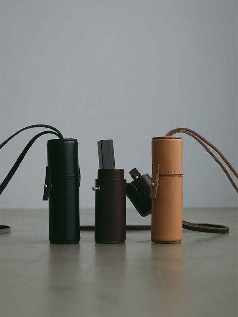 【新品未使用】ETRE TOKYO タンドレザーリップケース ブラック