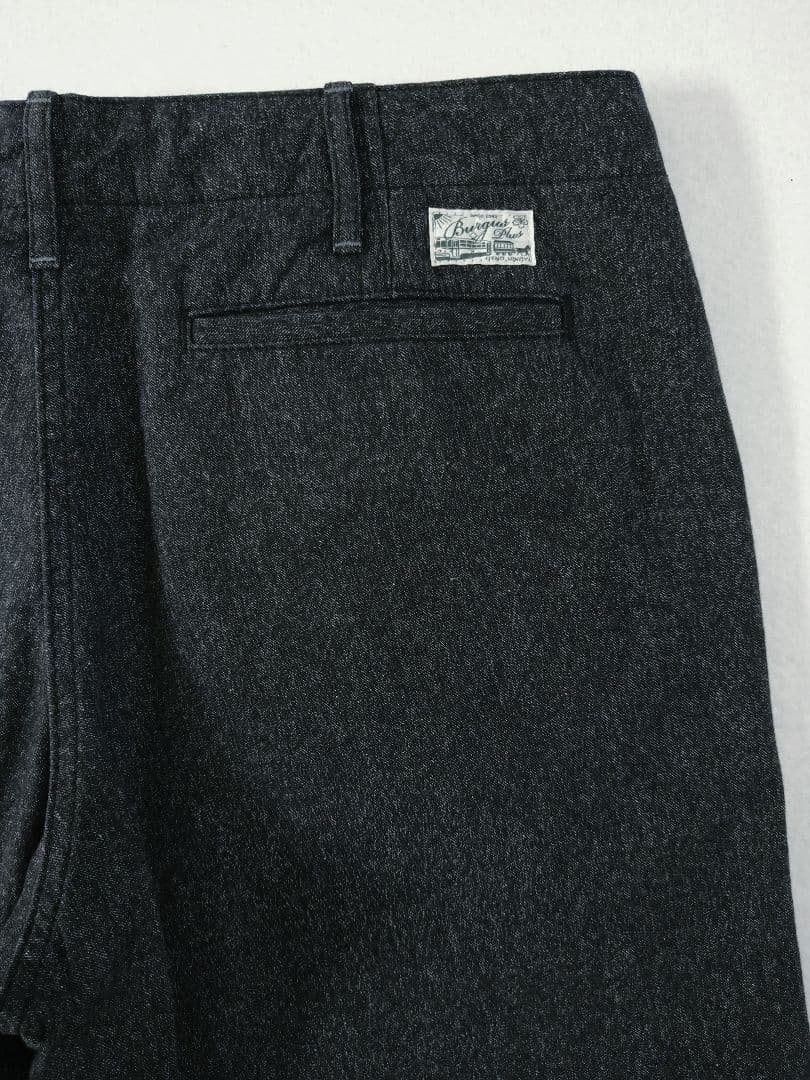バーガスプラス Lot.401 モダン コバートブラック トラウザース W33