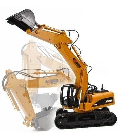 パワーショベルカーラジコン ダンプカーラジコン【建設重機ラジコンセット】