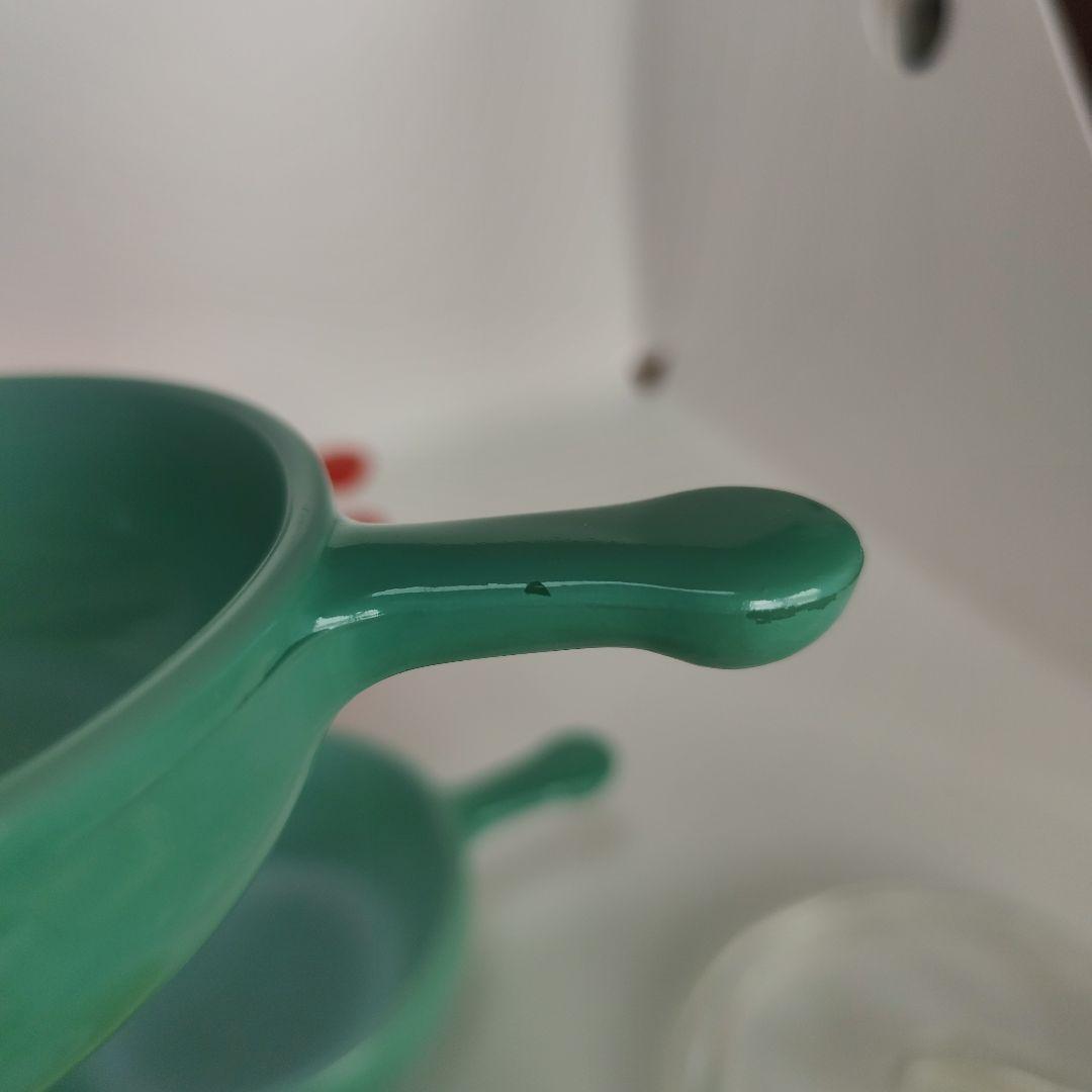 グラスベイク　6個セット　ハンドル付　キャセロール 蓋1個