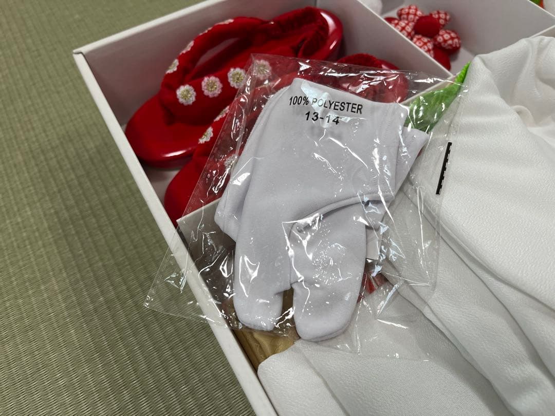 【美品】七五三 着物 3歳 女の子 9点被布セット