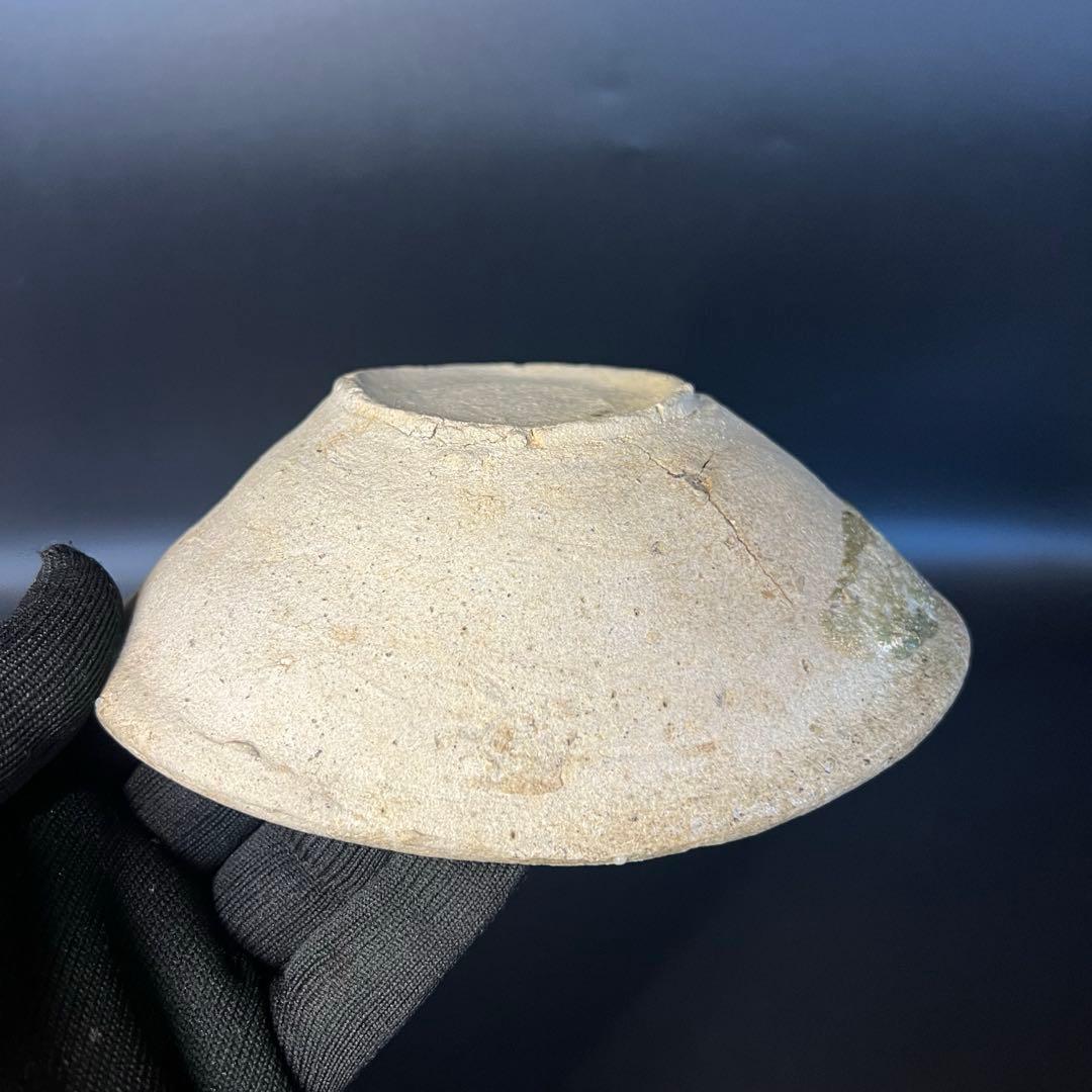 平安末期〜鎌倉初期 山茶碗｜茶道具 古陶 数寄者好み ビードロ景色◎古美術庵々