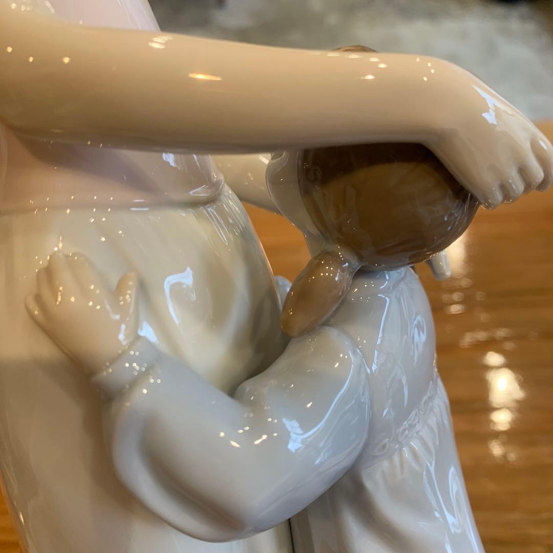 【南】リヤドロ　大好きなママ　置物　人形