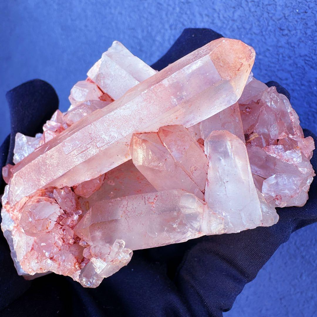 爆レア❗️浄化❗️超綺麗♡超強いパワー ピンク ヒマラヤ クラスター天然石A1442