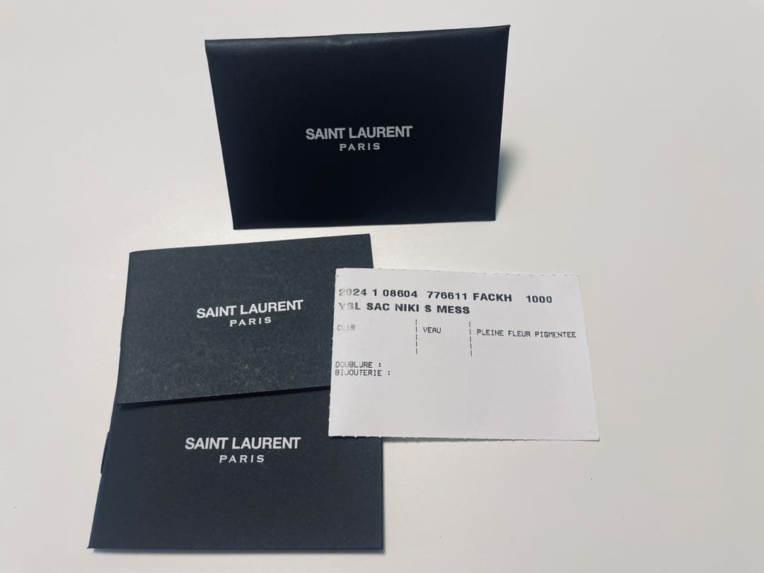 【超美品】SAINT LAURENT サンローラン　ニキスモールメッセンジャー