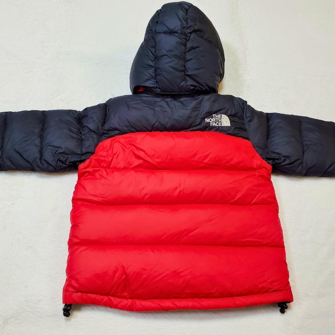 ⭐美品　ノースフェイス　アコンカグアフーディー ダウンジャケット　110　赤防寒