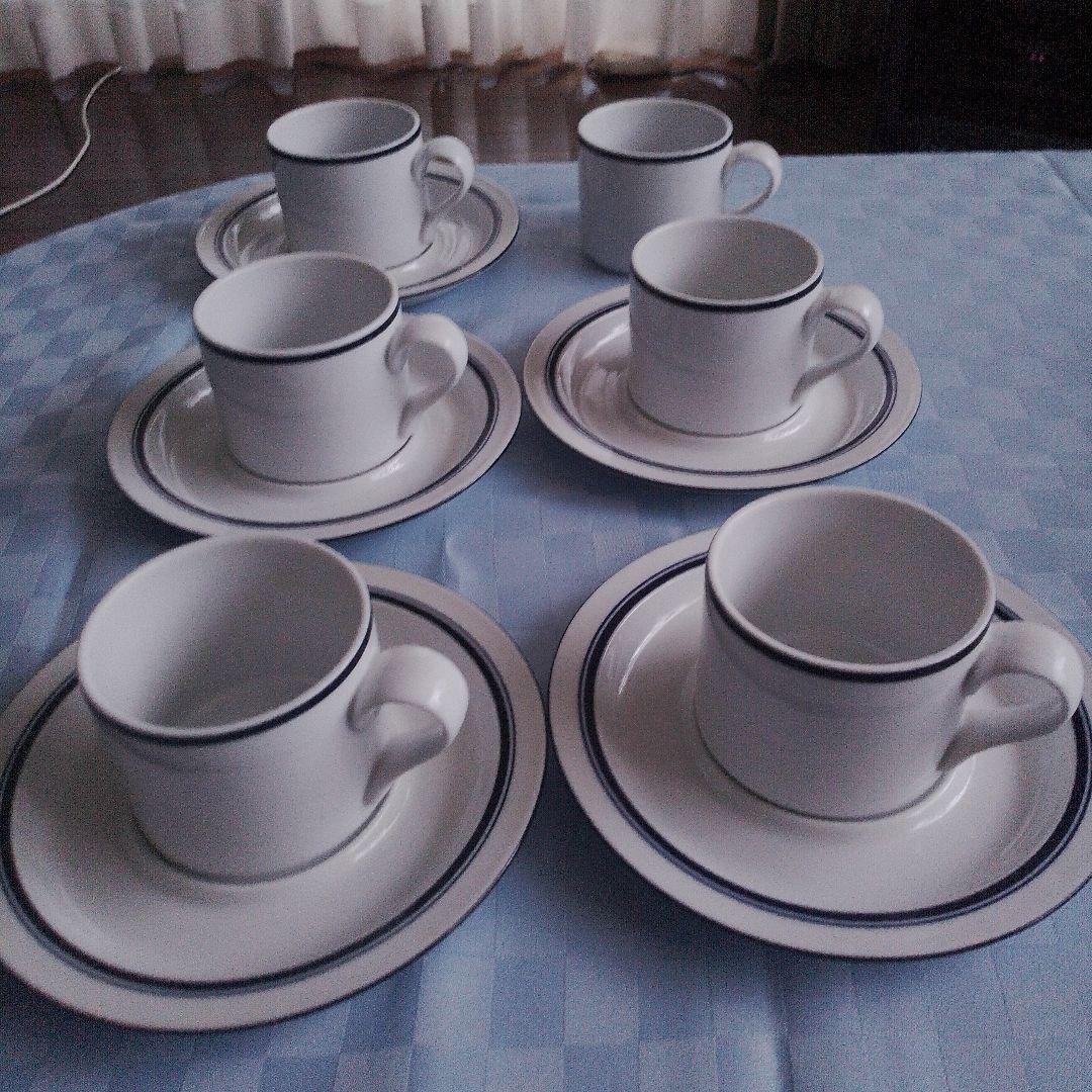 DANSK食器セット（ホワイト・ネイビー）