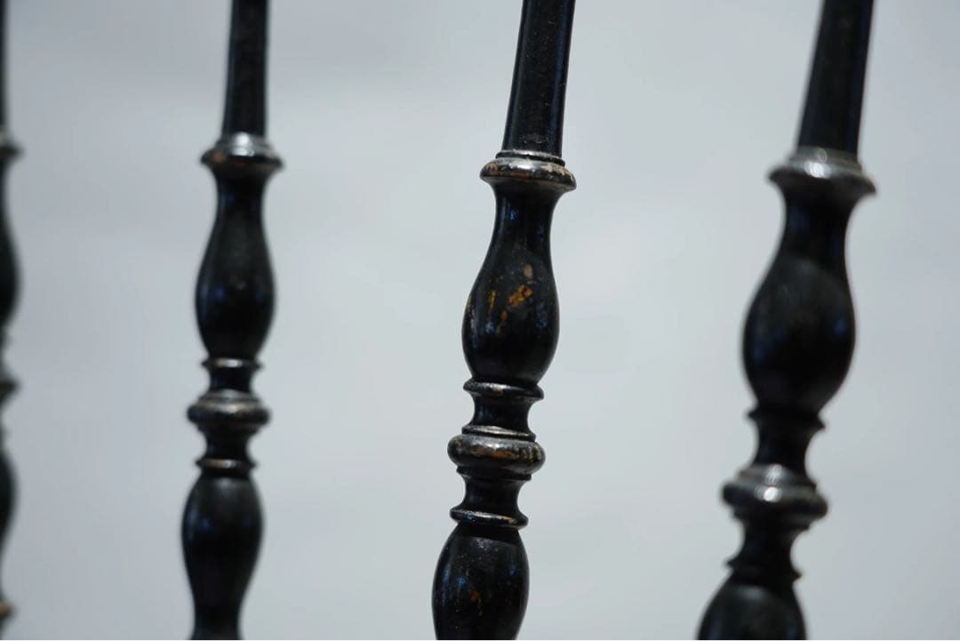 リバティ　フランス　アンティーク　チェア　ビンテージ　ナポレオンチェア　古木