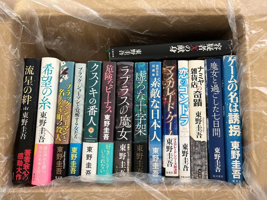 東野圭吾　小説　まとめ売り・単行本【裁断済】