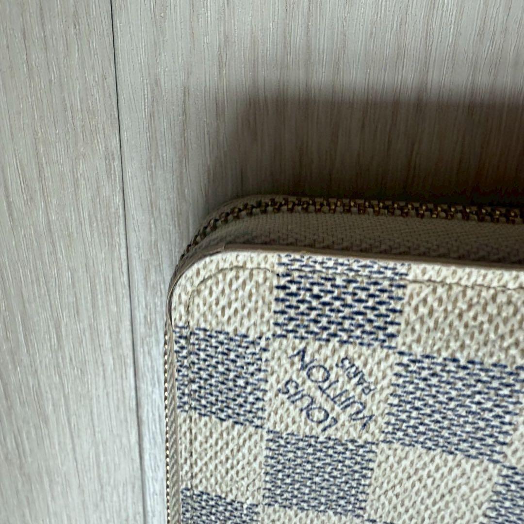 Louis Vuitton ダミエアズール pvc ジッピーパース