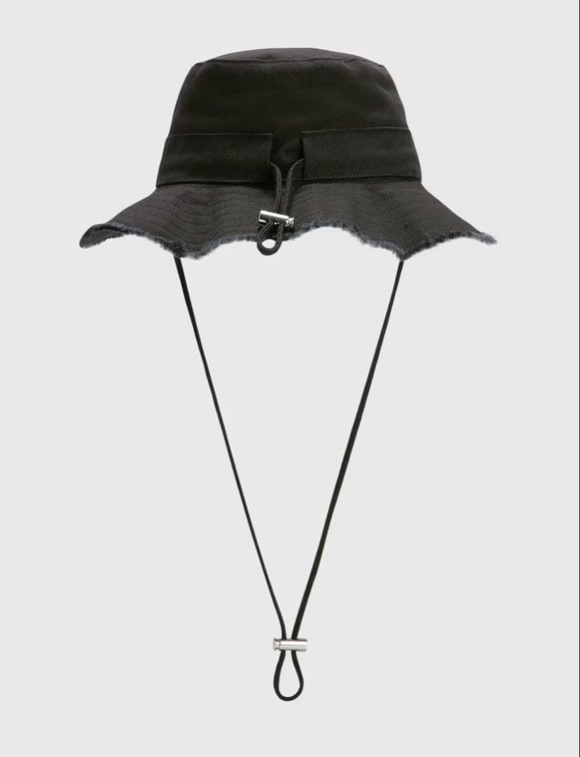 最終価格【JACQUEMUS】ラージブリム バケットハット　ブラック