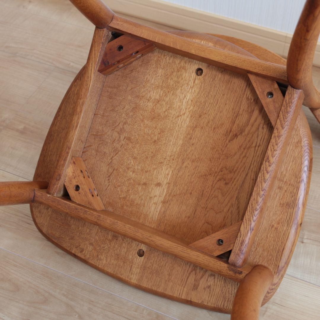 HIDA CRESCENT Oak Chair Repainted①