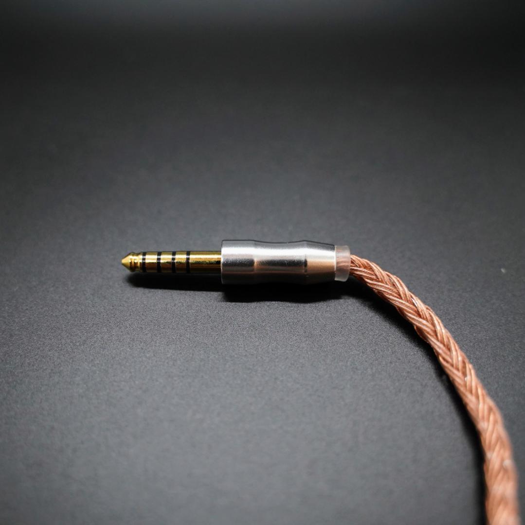 【1点のみ】16コア 7N高純度単結晶銅 メッキ無 C IEM 2Pin/4.4