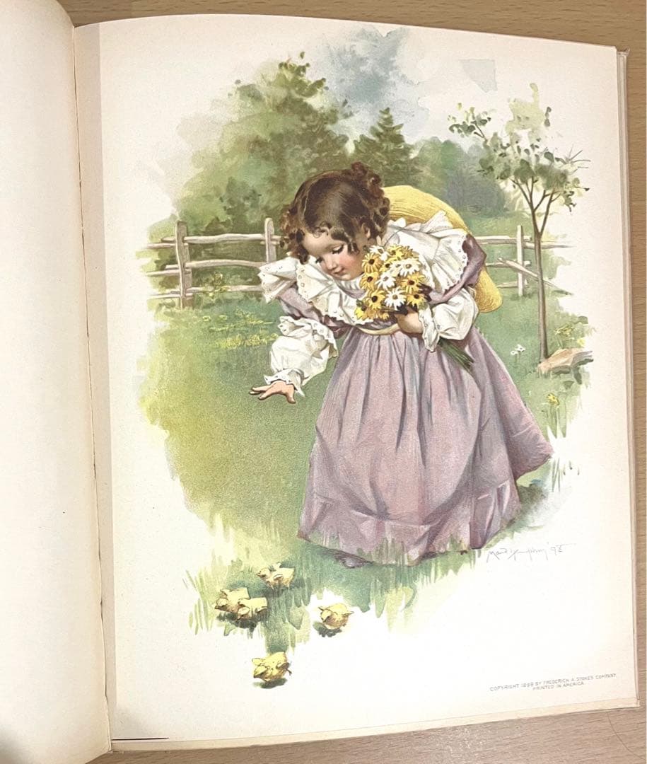 No282アンティーク 古書 洋書 赤ちゃん日記 成長記録 育児日記