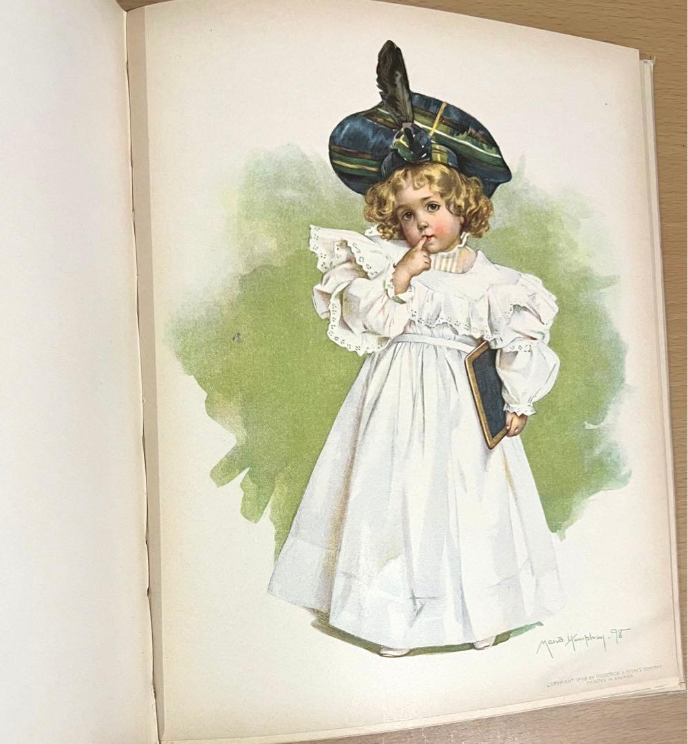 No282アンティーク 古書 洋書 赤ちゃん日記 成長記録 育児日記