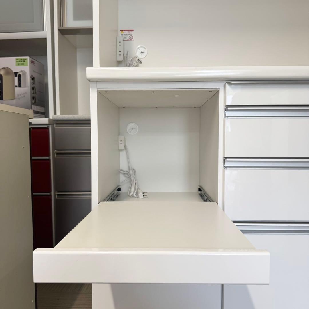 【超美品‼️】定価156,200円 松田家具 117cm幅キッチンボードNクラッチ