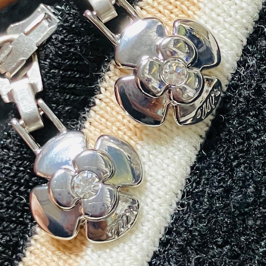 【美品✨24年モデル】エムズグレイシー 圧縮ニット配色 ノーカラージャケット