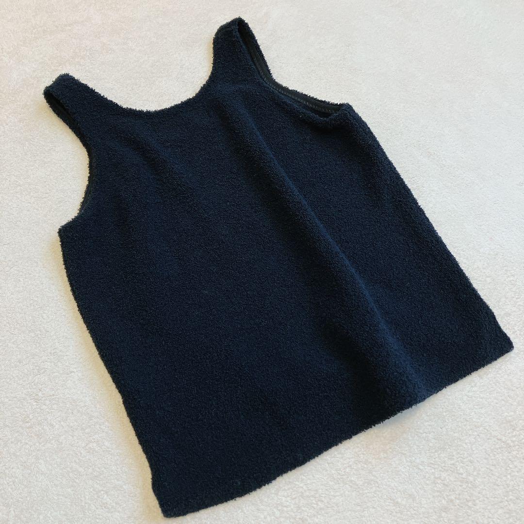 THIRD MAGAZINE パイルジャケット アンサンブル 黒 24SS