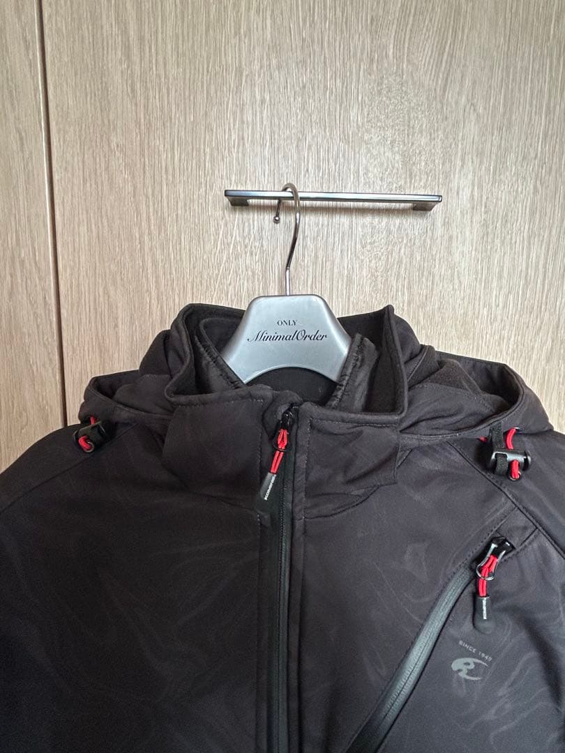 コミネ　プロテクトソフトシェルウィンターパーカー　ネオブラック　Lサイズ