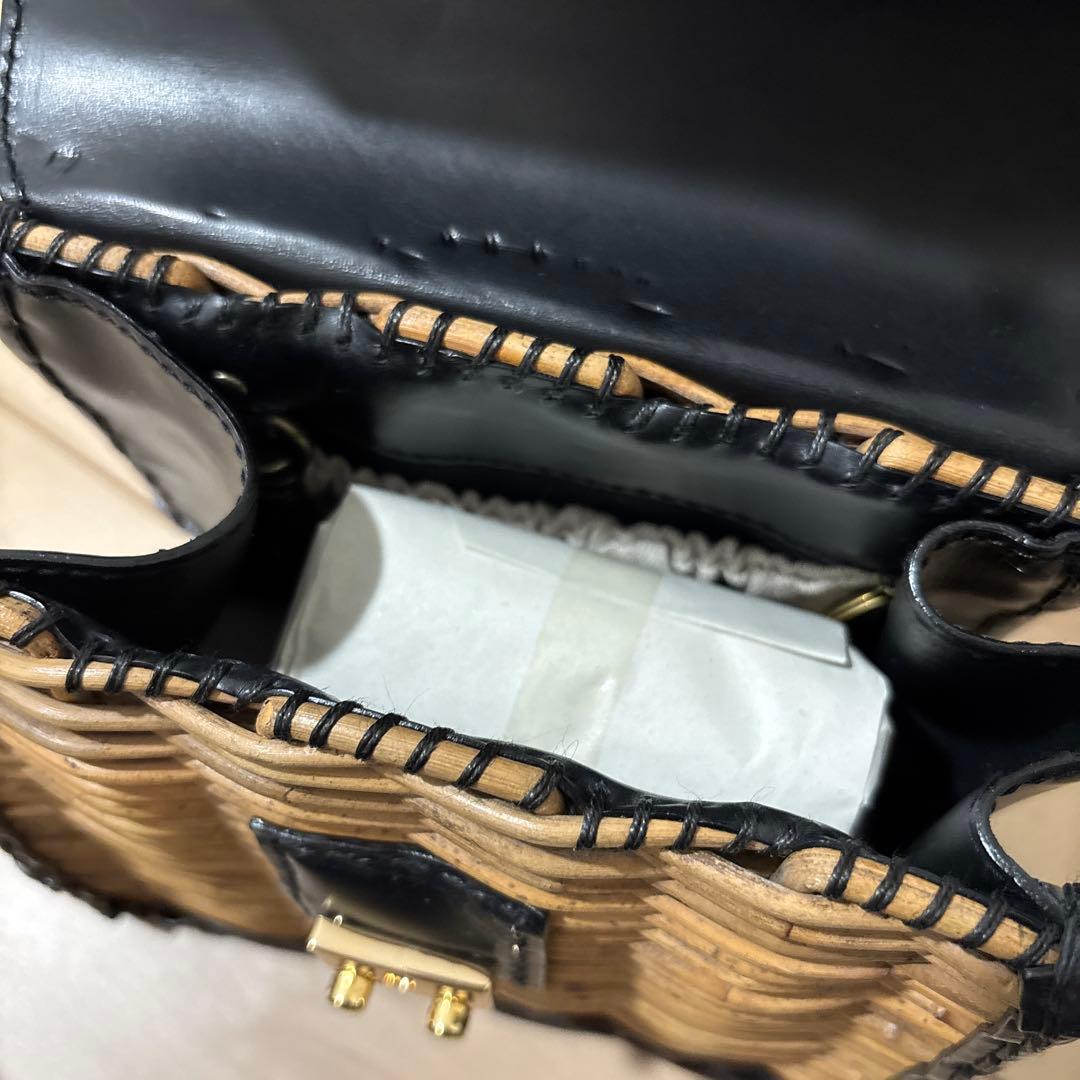 美品　エバゴス ebagos カゴバッグ　ケリーミニ