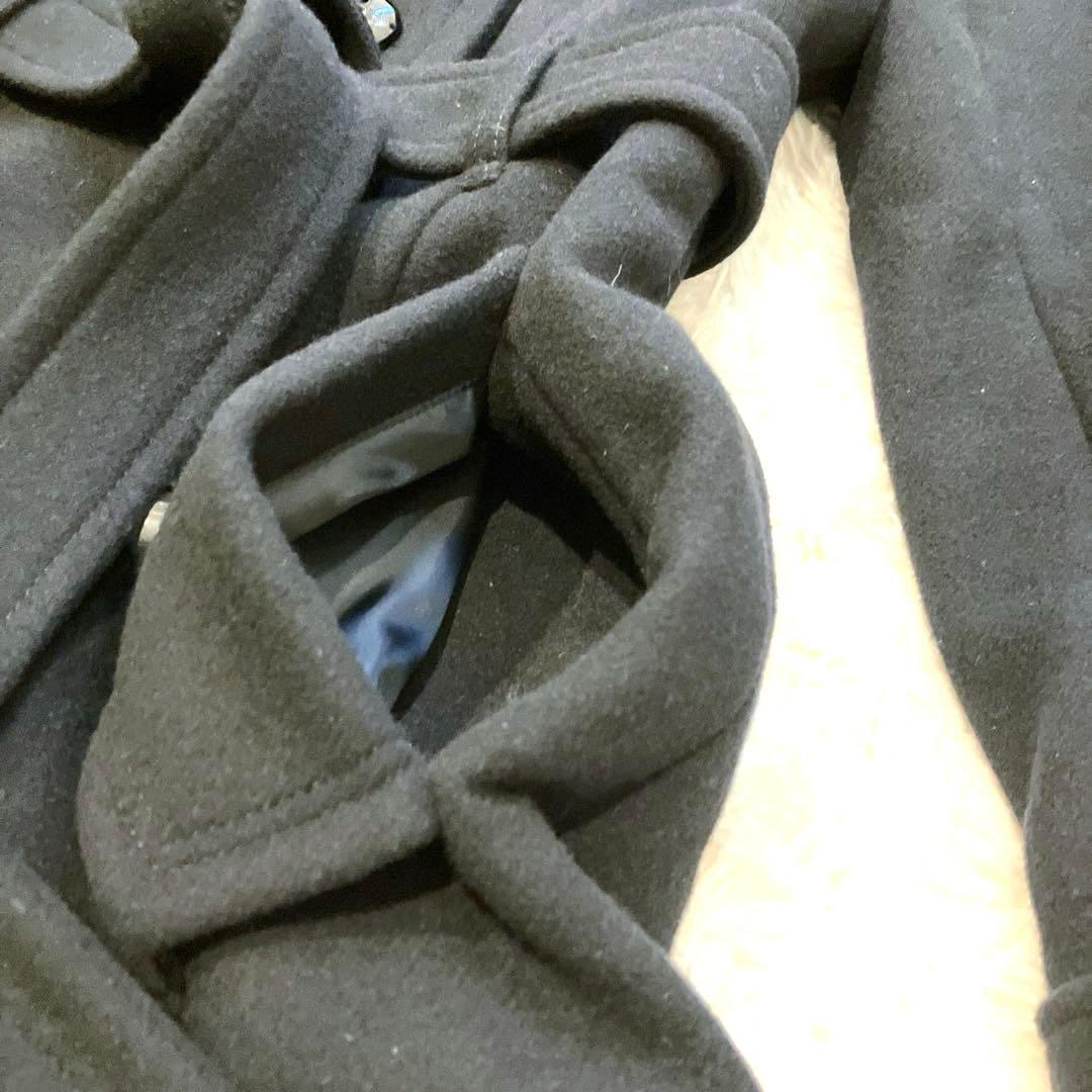 美品　バーバリープルーレーベル　アンゴラ3way ファー付コート　ブラック　38