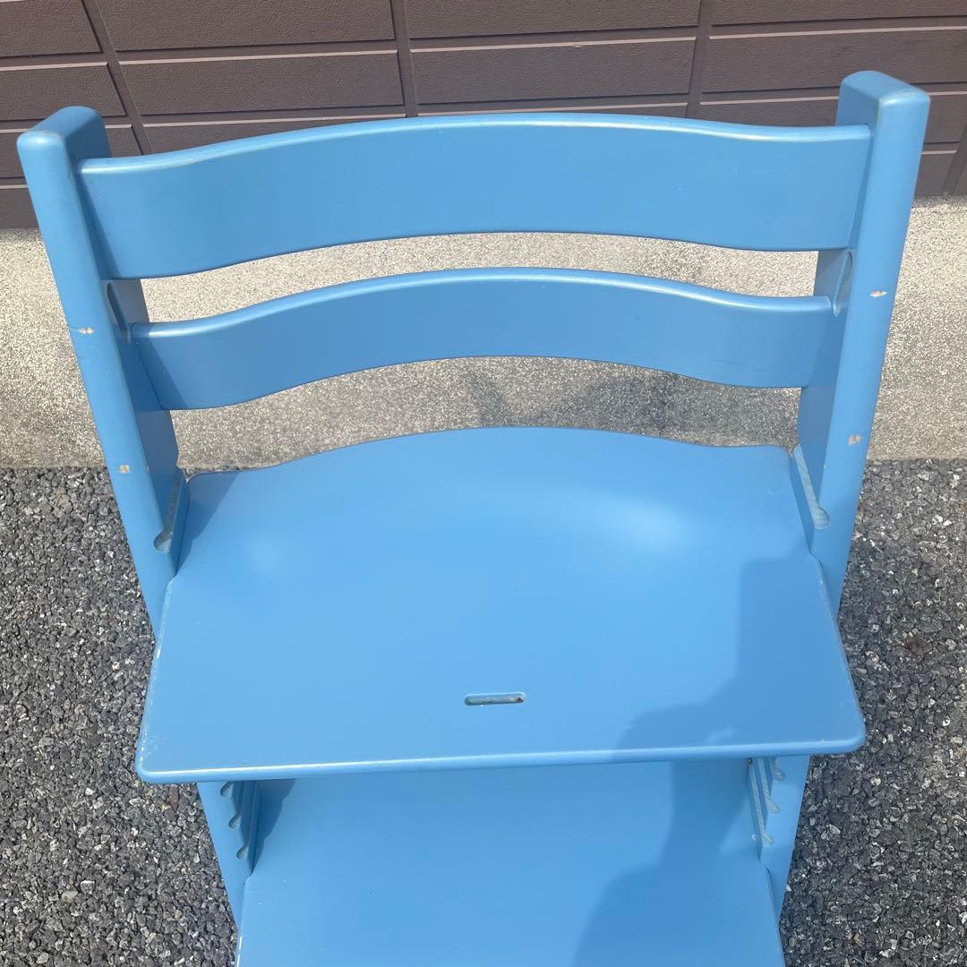 希少　限定色　ストッケ　トリップトラップ　シリアル3　ダークブルー　ハイチェア