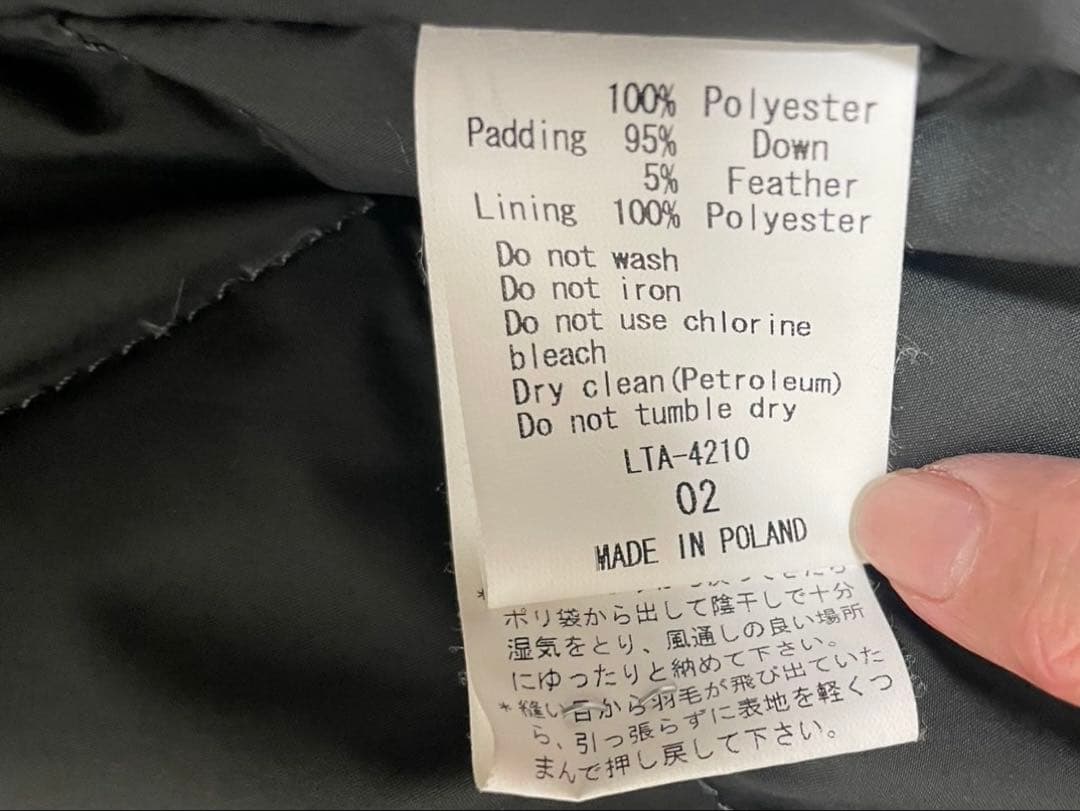 TATRAS モッズコート ダウンライナー付 カーキ サイズ02