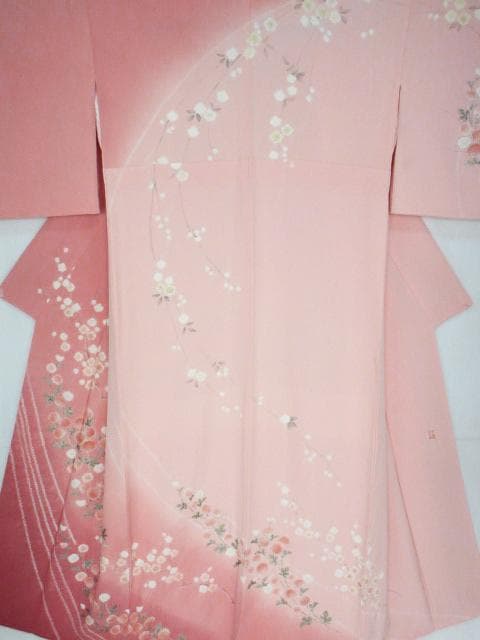 未着用に近い！美品＊滝泰謹製＊絞り＊菊＆桜＊総柄＊訪問着＊１６０ｃｍ＊裄６９
