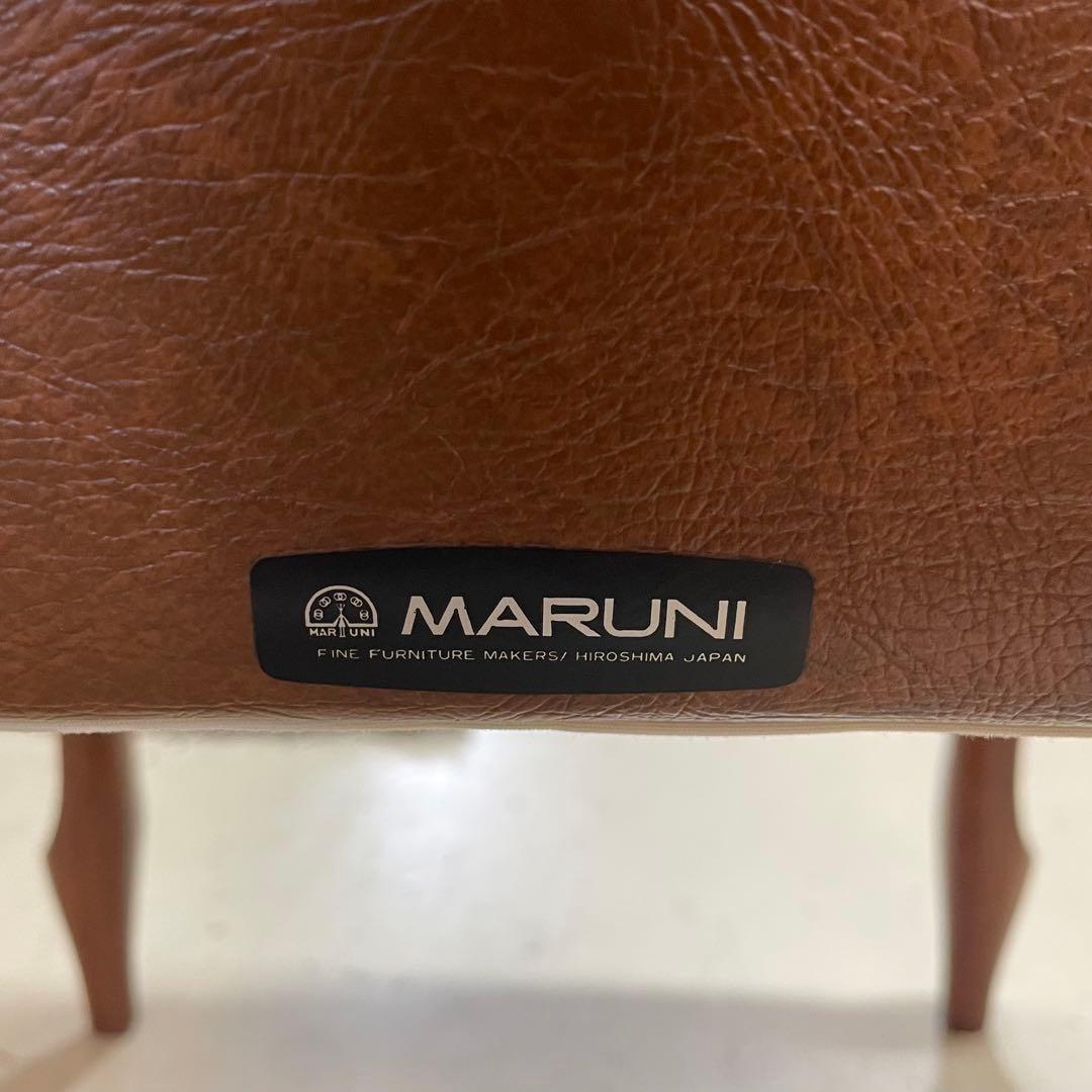 MARUNI マルニ木工⭐️ベルサイユシリーズ　ハイバックチェア　鋲打ち