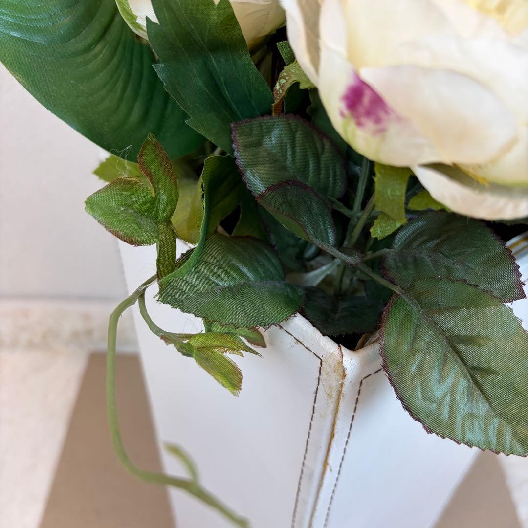 送料無料 造花アレンジメント 大型 アートフラワー スタンド エミリオ ロバ