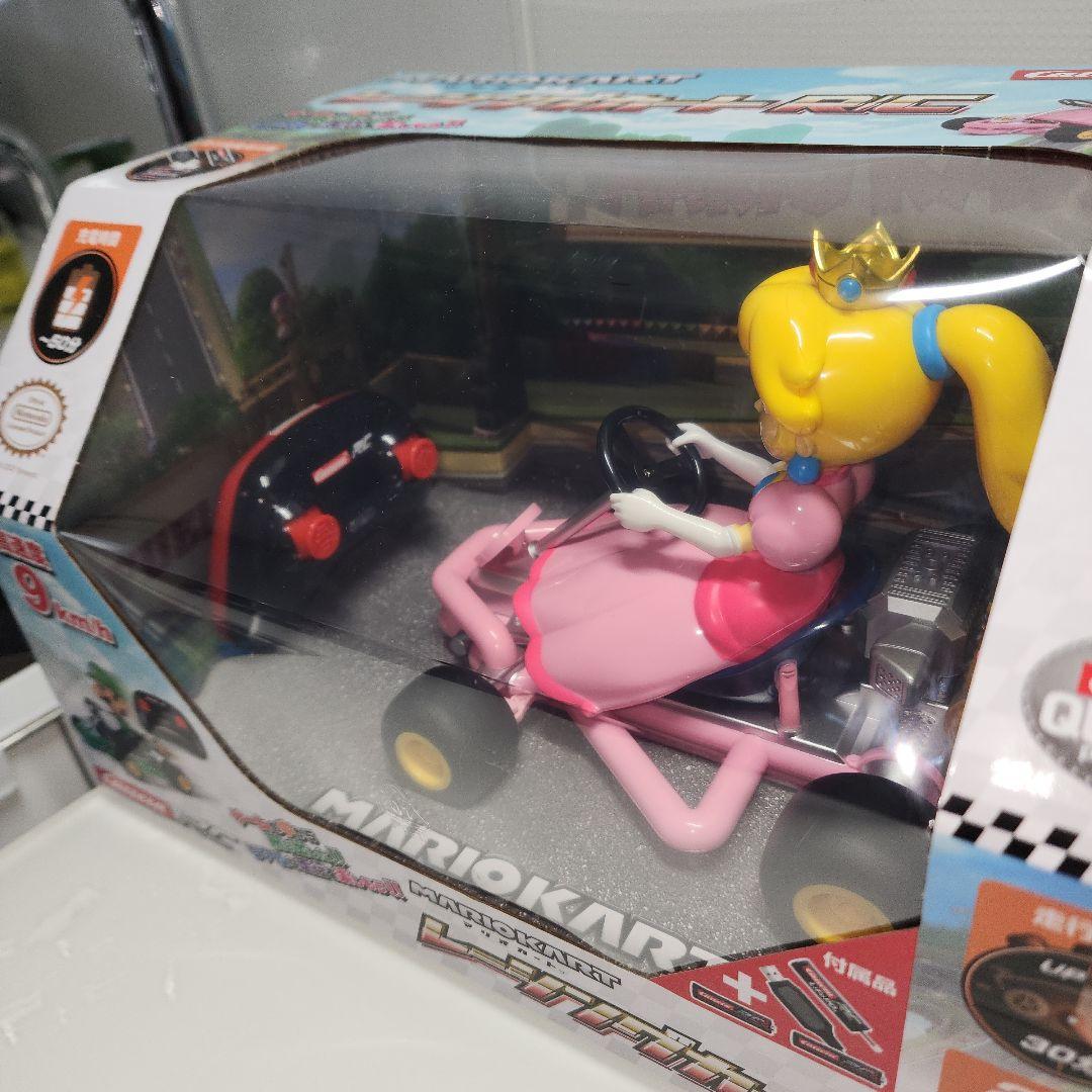 新品ラジコン マリオカート レーシングカート R/C マリオ & ピーチ姫 ２台
