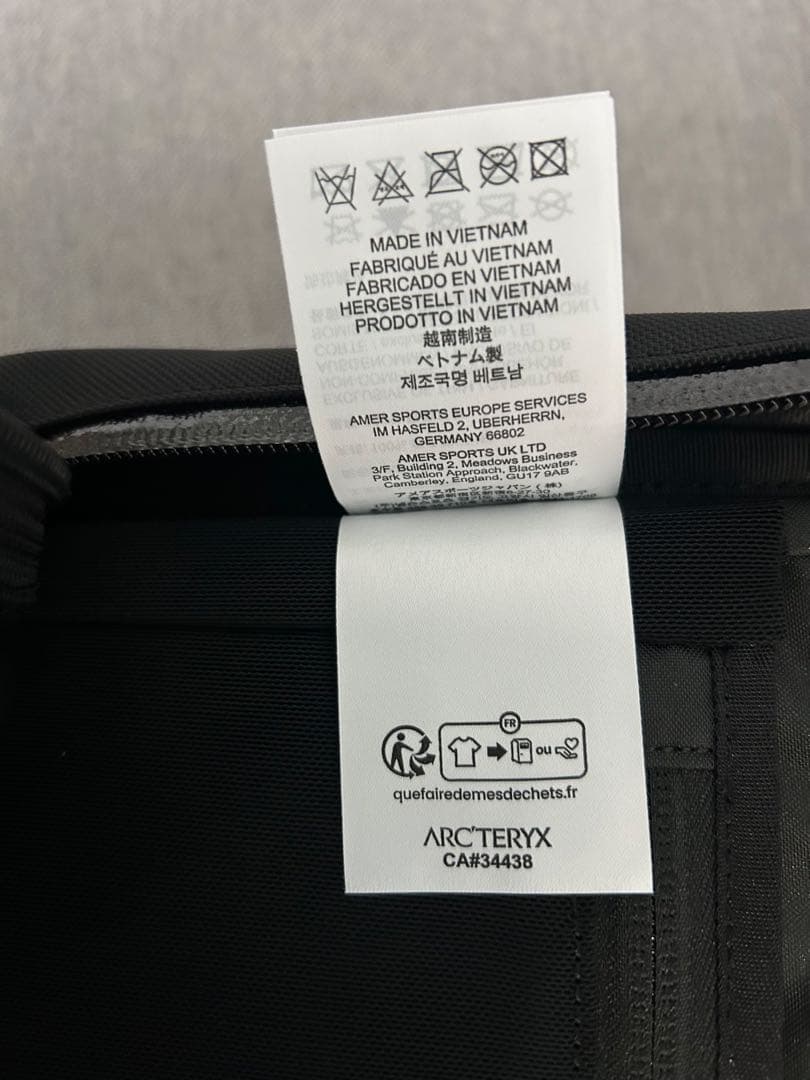 【新品】Arc’teryx アークテリクス アロー22 ブラック 希少