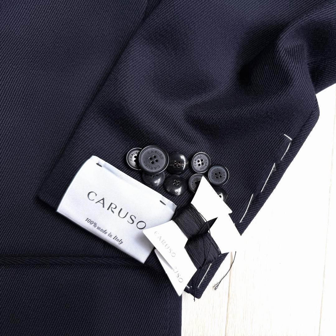新品 24AW CARUSO AIDA 2B ウール キャバリーツイル スーツ