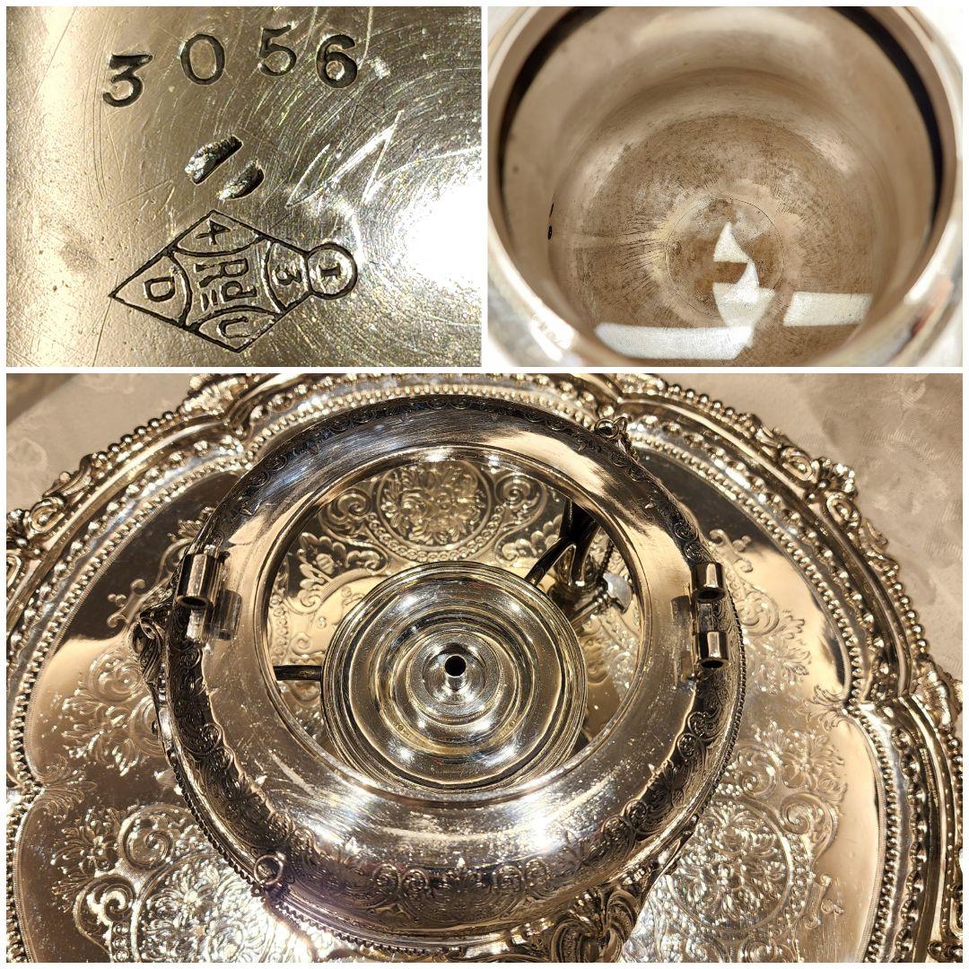 純銀P シルバープレート ケトル ポット ヴィクトリアン シルバー アンティーク