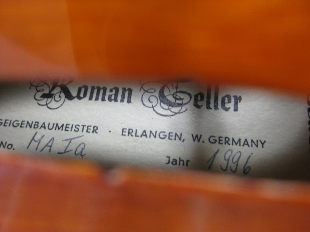 【手工上級ドイツ製】 Roman Teller MAIa バイオリン 4/4