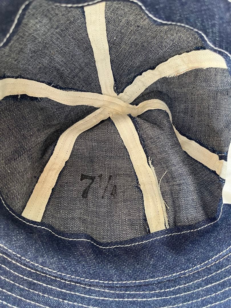 30s US ARMY M-37 デニムハット デッドストック