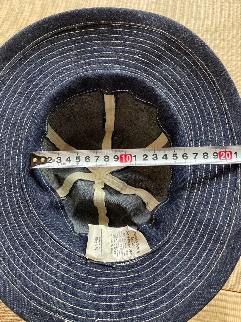 30s US ARMY M-37 デニムハット デッドストック