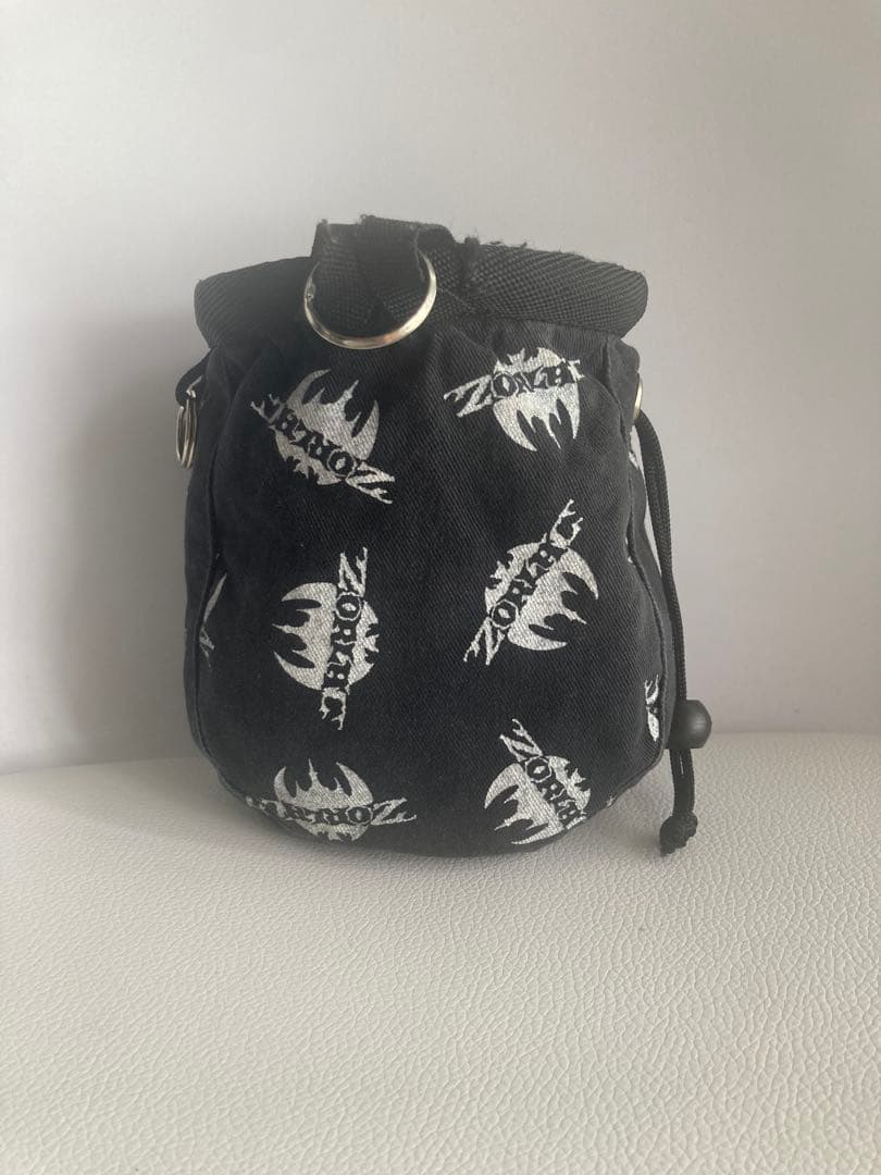 90s ZORLAC チョークバッグ　巾着　ウエストポーチ　パスヘッド　パウエル