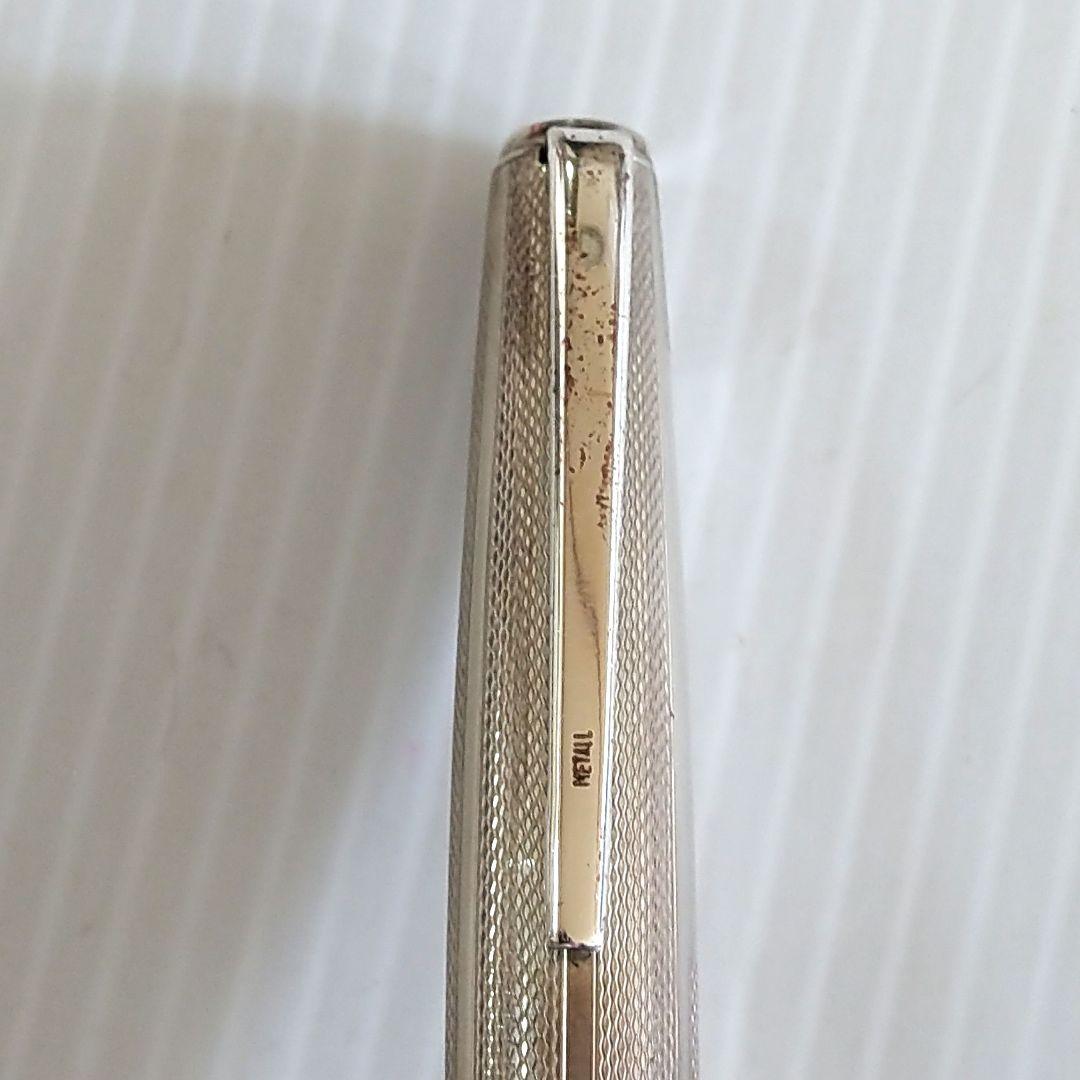 【純銀製】英国ASPREY社　万年筆　585-14K