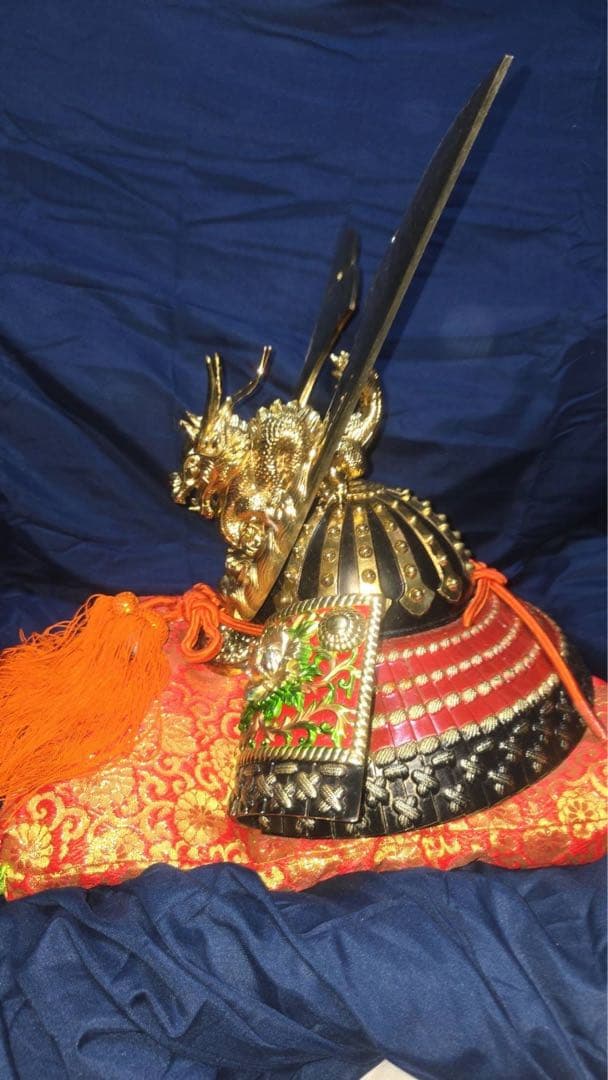 高岡銅器 特選 牡丹獅子星兜 五月人形 子供の日 初節句 兜 出世兜