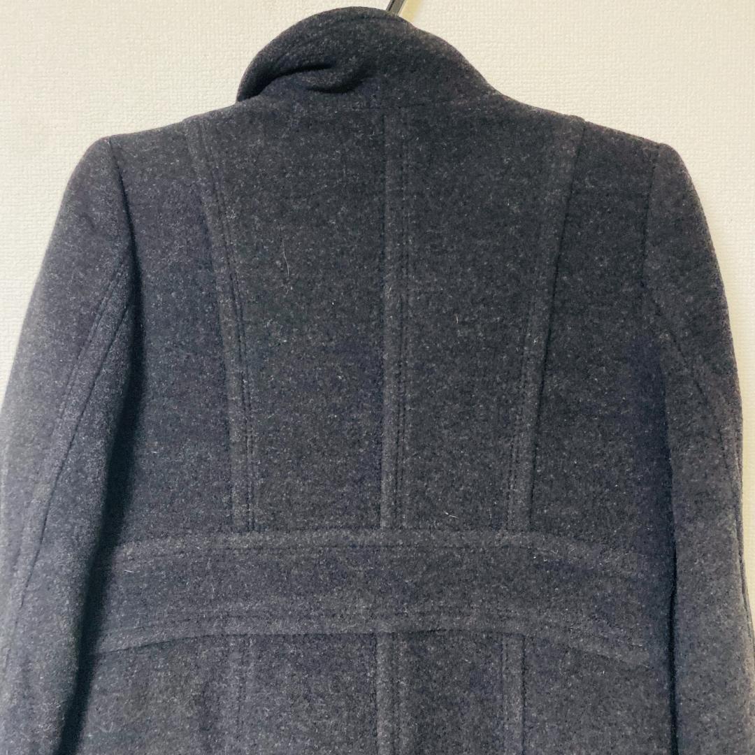 バーバリーブルーレーベル　ウールコート　L モヘヤ混 チェスターコート　ロング