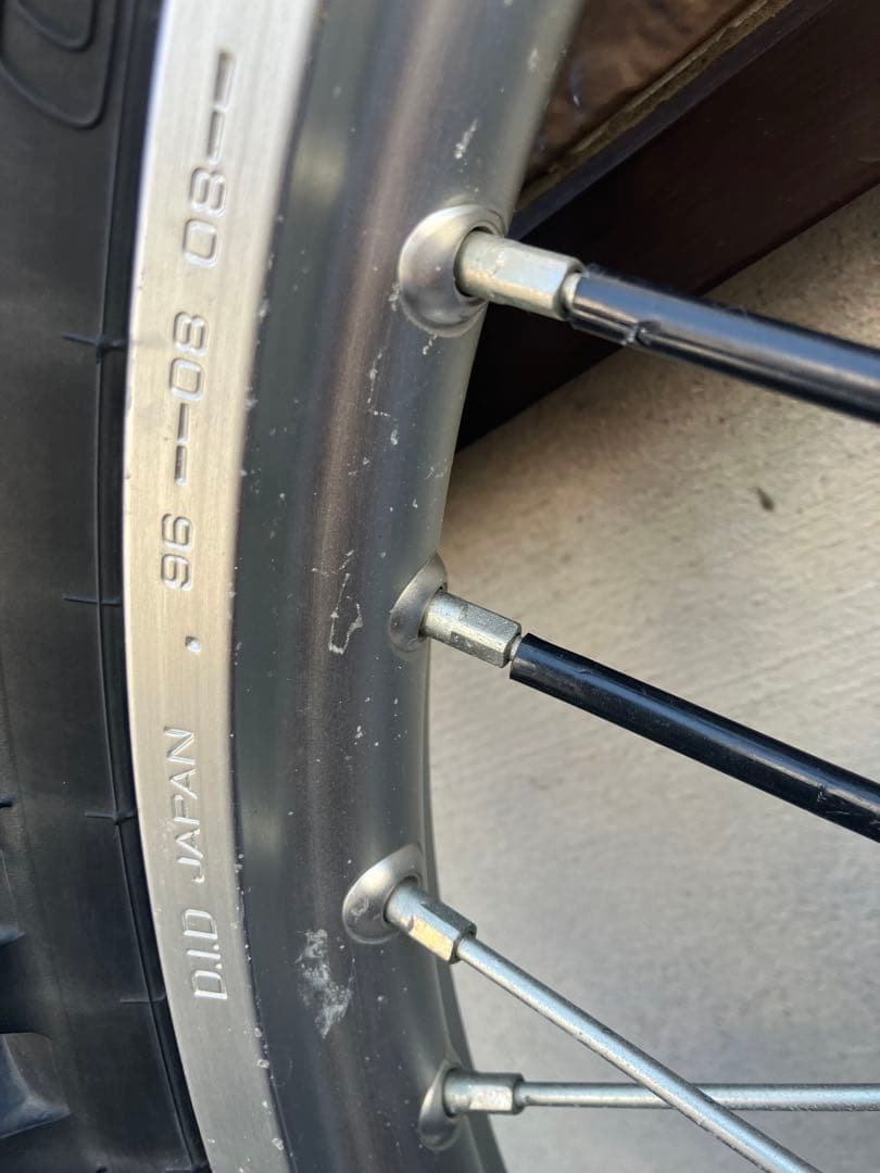 wr250rオフロード前後ホイールタイヤセット