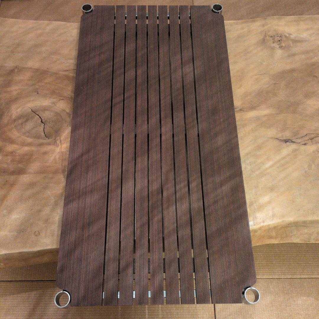 ホームエレクター　ブランチシェルフ　ダークブラウン2枚セット