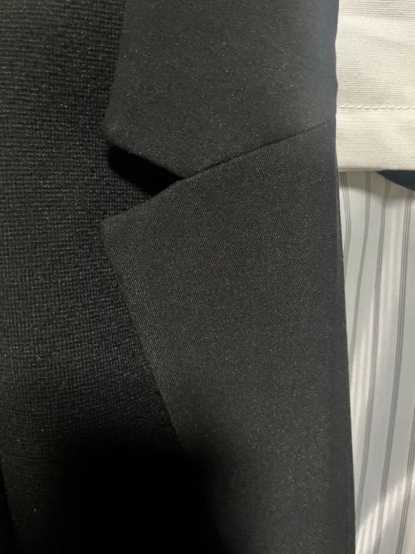 【suzu】UN3D. ニットドッキングジャケット(ブラック/ブラック)