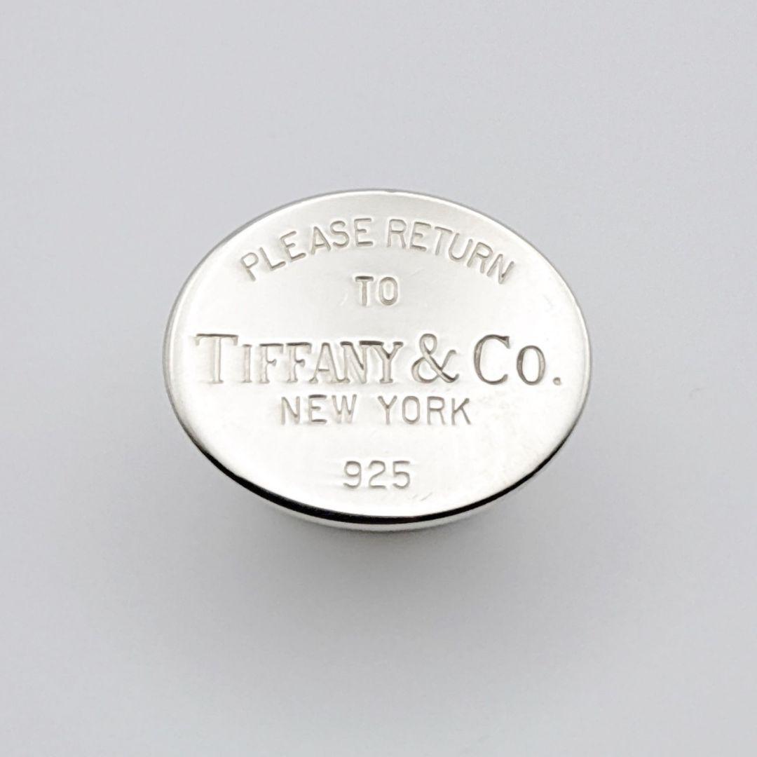【美品】ティファニー カフス カフリンクス リターントゥ 純正シルバー ロゴ刻印